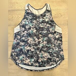 lululemon athletica Multicolor Floral Sculpt Tank Top, size 10